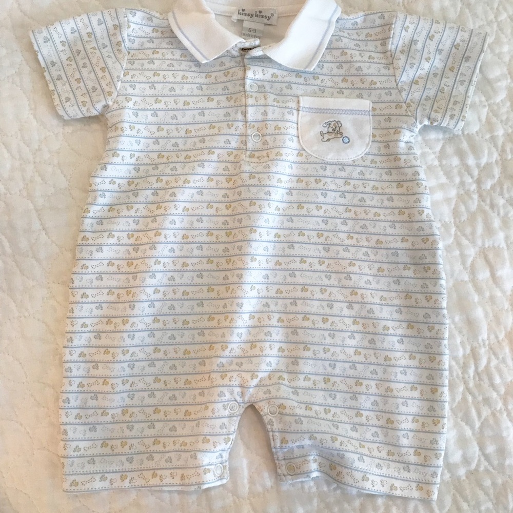 Kissy Kissy NWOT Boy’s Puppy Outfit